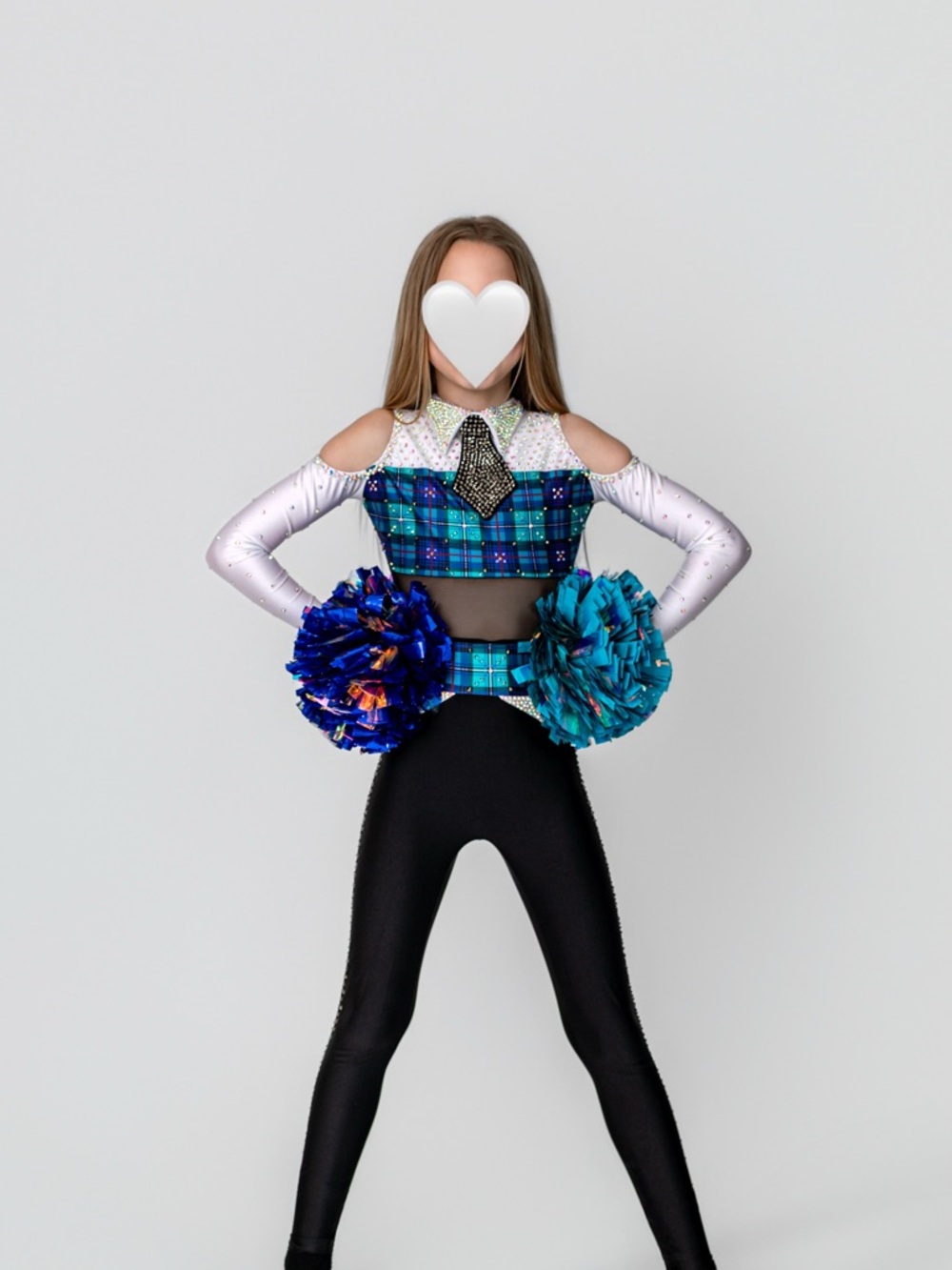 Girls custom school girl inspired dance costume